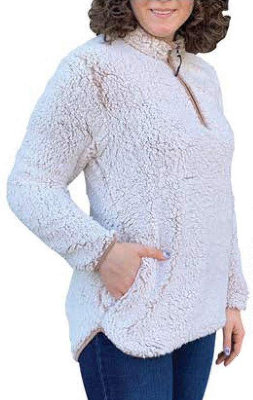 Ladies Super Soft Sherpa 1/4 Zip