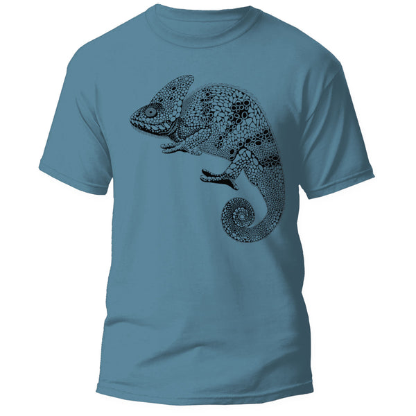 Tribal Chameleon - Adult Cotton Tee