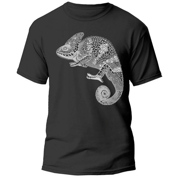 Tribal Chameleon - Adult Cotton Tee
