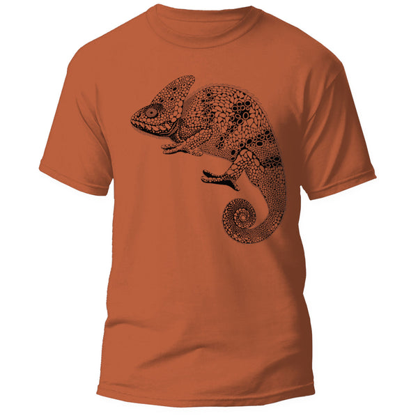 Tribal Chameleon - Adult Cotton Tee