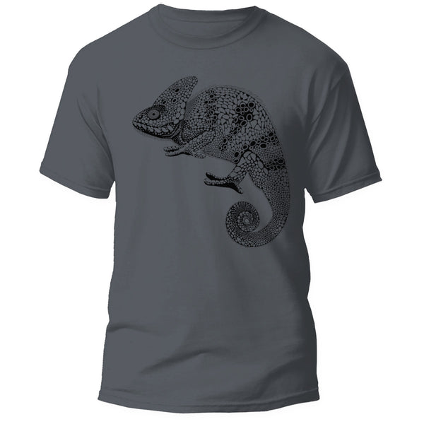 Tribal Chameleon - Adult Cotton Tee