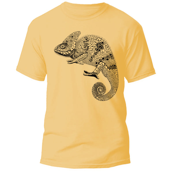 Tribal Chameleon - Adult Cotton Tee