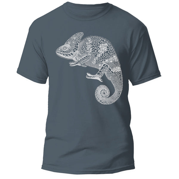 Tribal Chameleon - Adult Cotton Tee