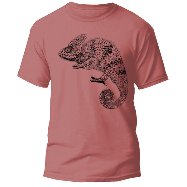 Tribal Chameleon - Adult Cotton Tee