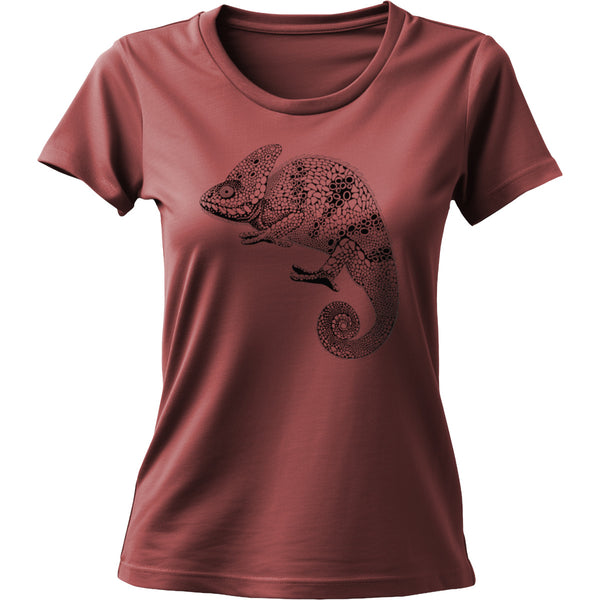 Tribal Chameleon - Ladies Cotton Tee