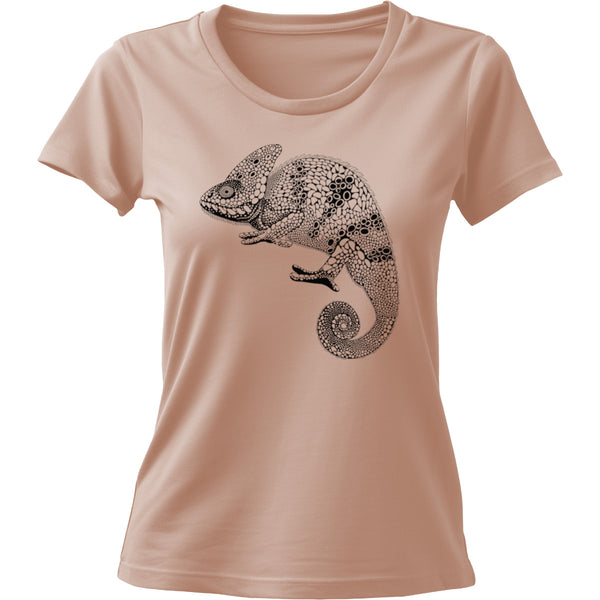 Tribal Chameleon - Ladies Cotton Tee
