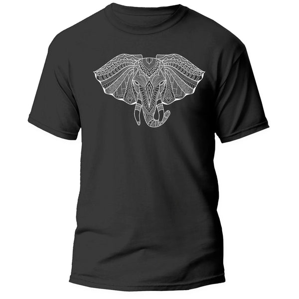 Tribal Elephant - Adult Cotton Tee