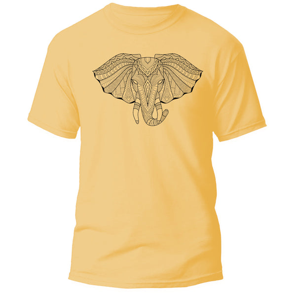 Tribal Elephant - Adult Cotton Tee