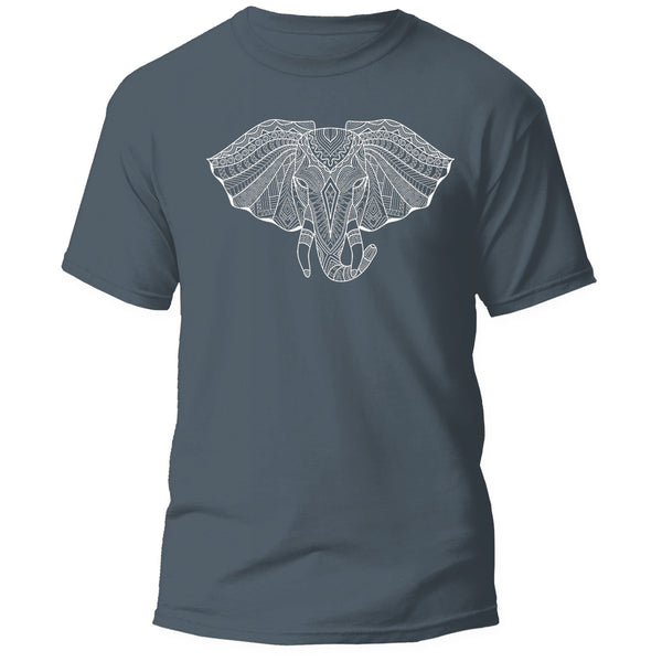 Tribal Elephant - Adult Cotton Tee