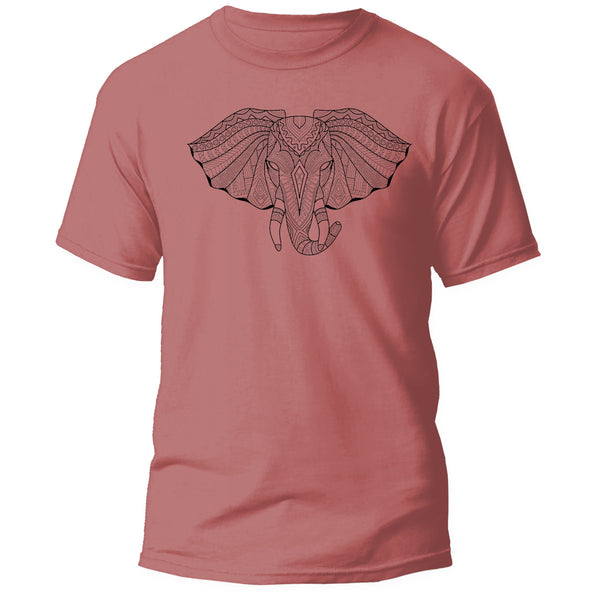 Tribal Elephant - Adult Cotton Tee