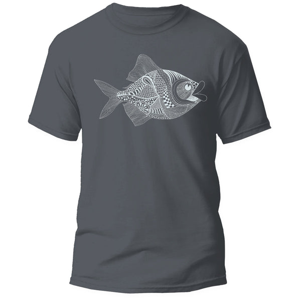 Tribal Fish - Adult Cotton Tee