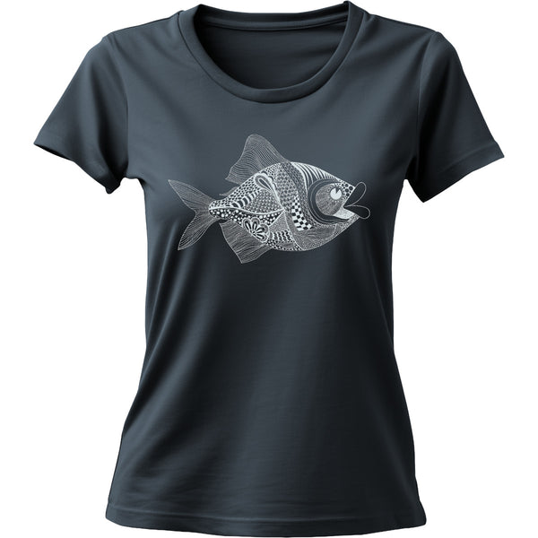 Tribal Fish - Ladies Cotton Tee