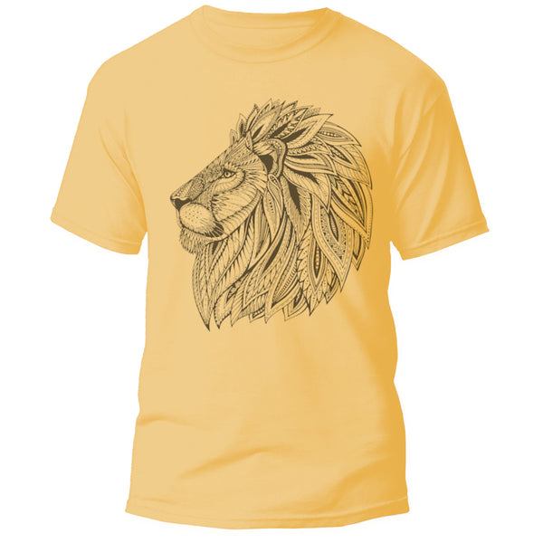 Tribal Lion - Adult Cotton Tee