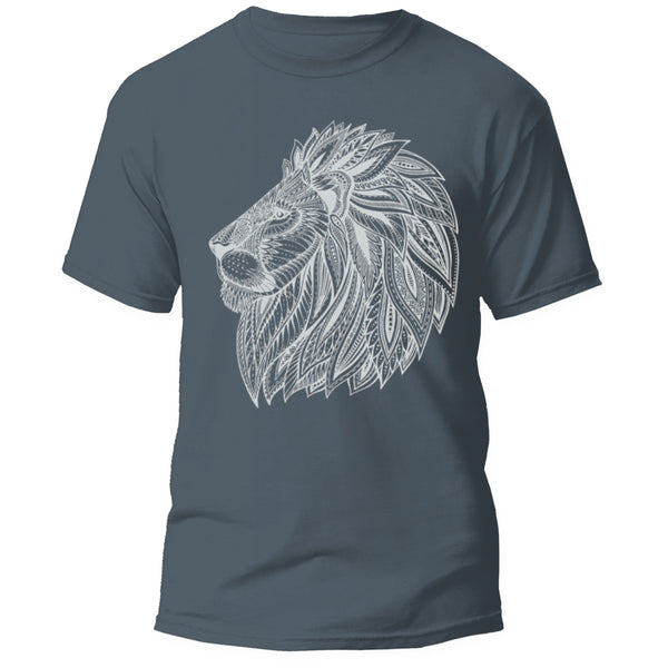 Tribal Lion - Adult Cotton Tee