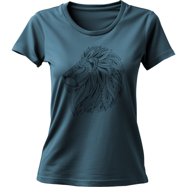 Tribal Lion - Ladies Cotton Tee