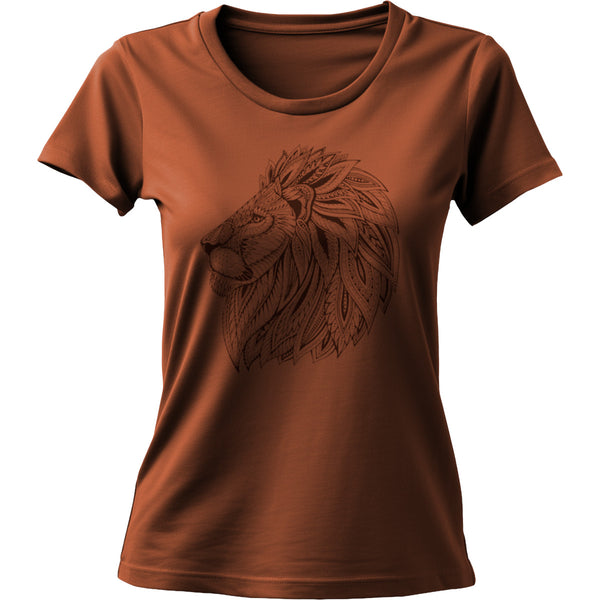 Tribal Lion - Ladies Cotton Tee