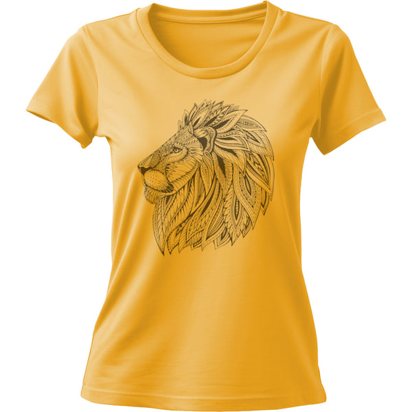 Tribal Lion - Ladies Cotton Tee