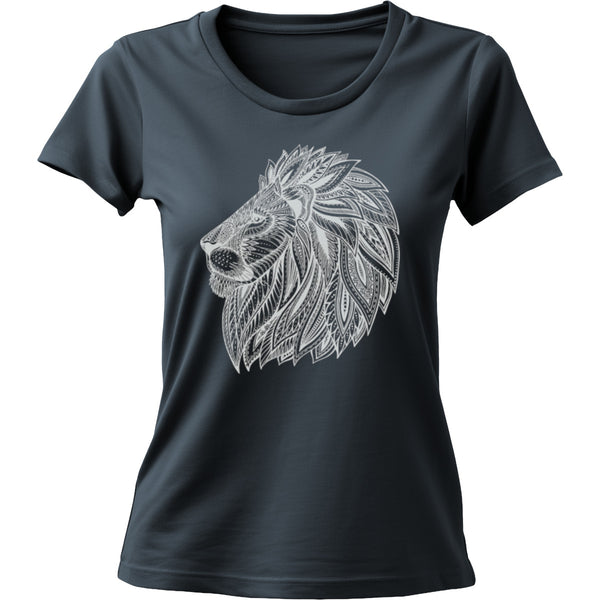 Tribal Lion - Ladies Cotton Tee