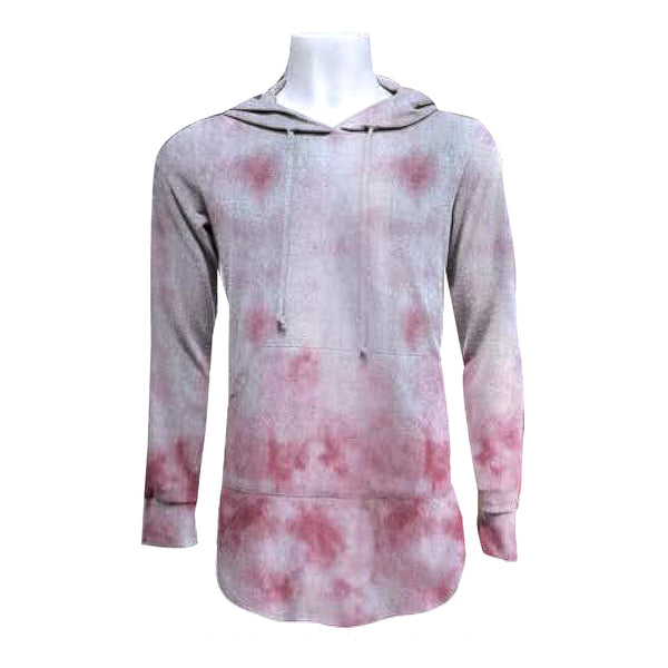 Microfleece Tie Dye Hooded Tunic