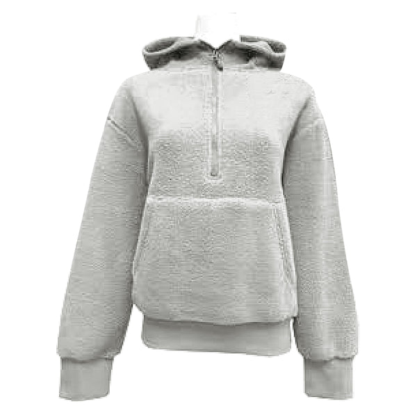 Ladies 1/2 Zip Pullover Hoodie