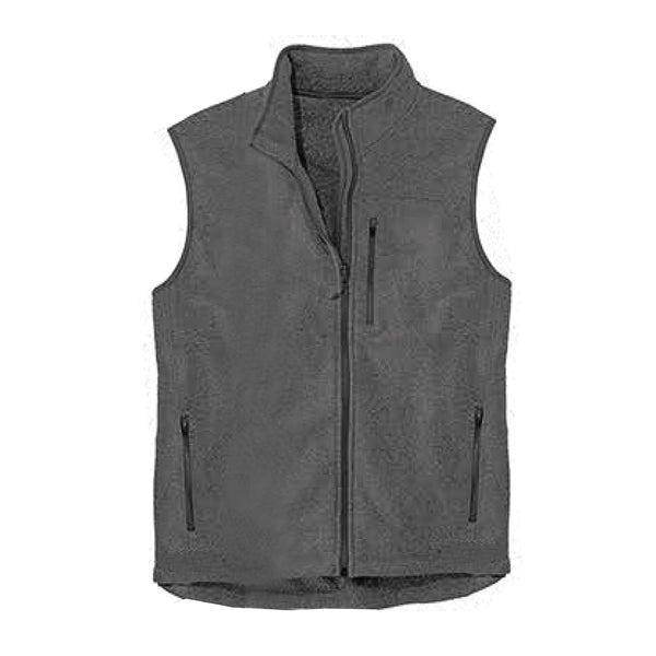 Mens Drop Needle Fleece Vest