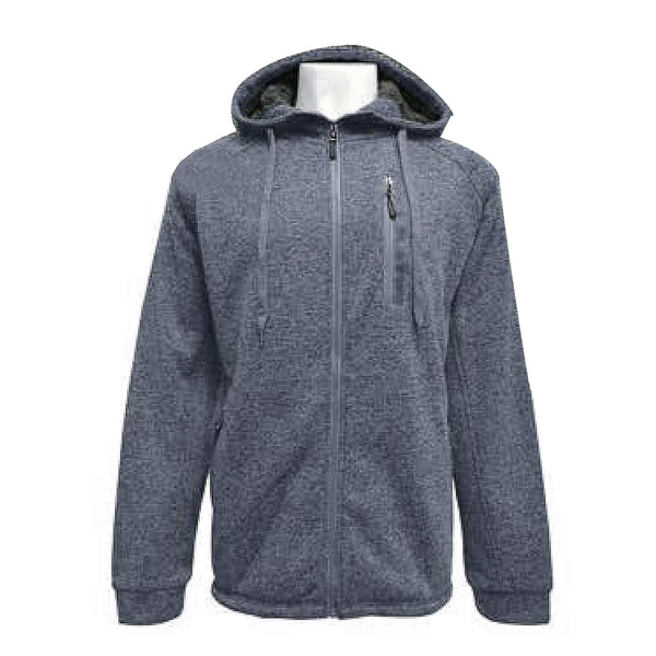 Mens Tonal Marle Fleece Jacket