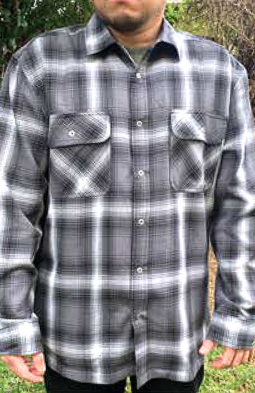 Flannel Snap Jacket with Fur Lining