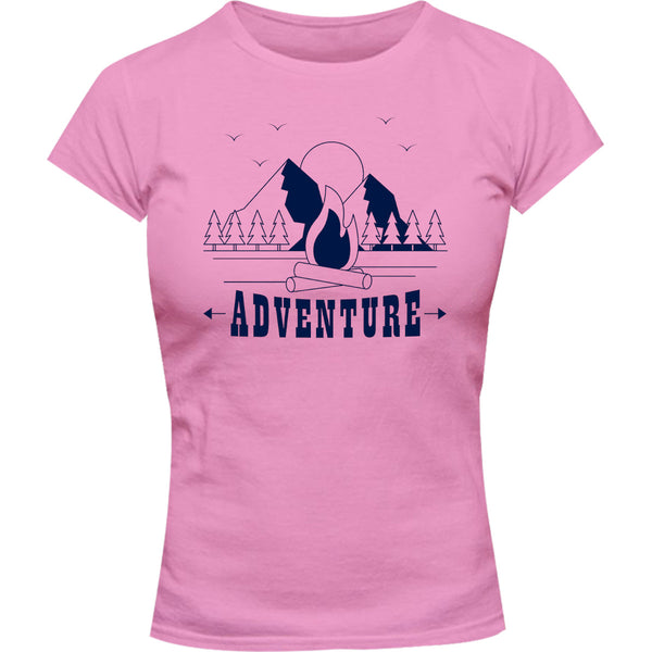 Adventure - Ladies Slim Fit Tee - Graphic Tees Australia