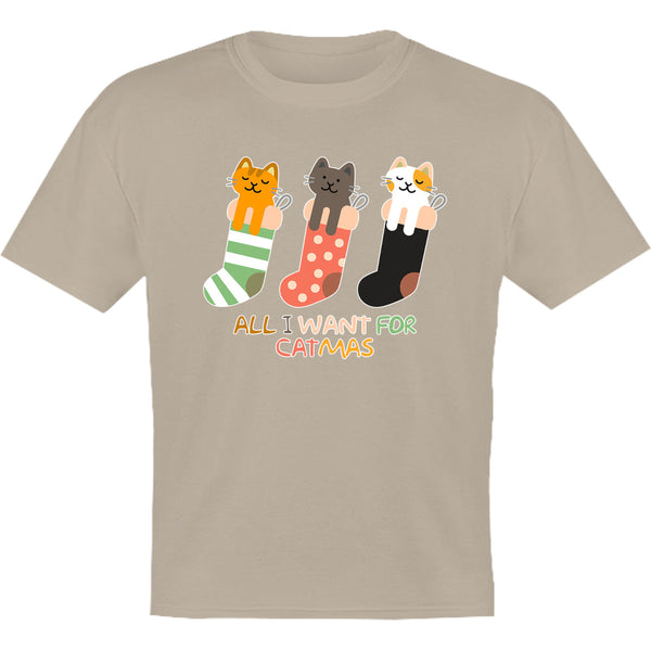 All I Want For Catmas - Youth & Infant Tee