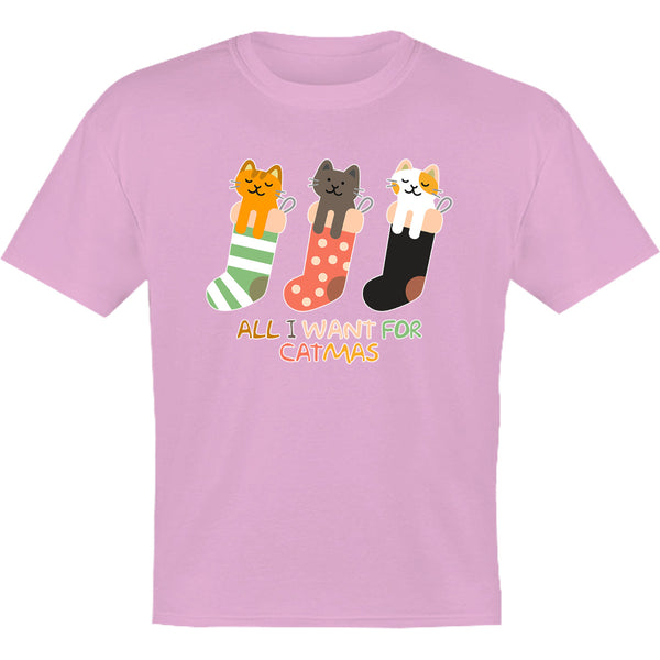 All I Want For Catmas - Youth & Infant Tee