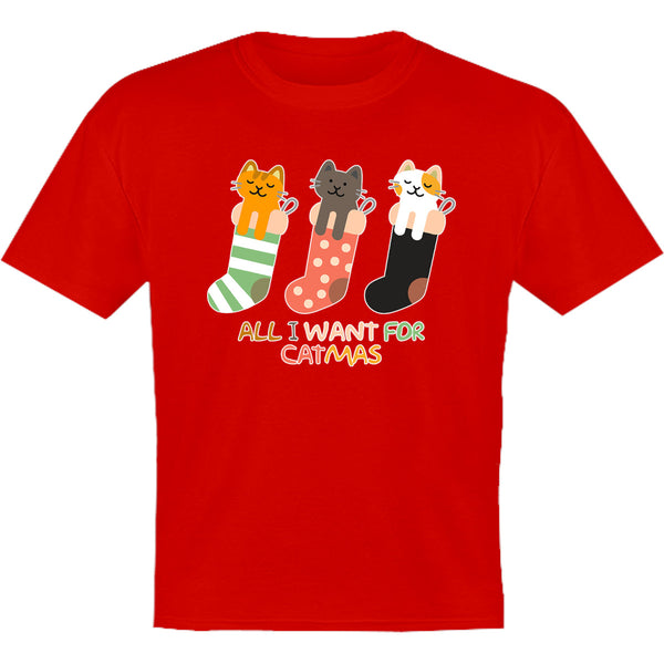 All I Want For Catmas - Youth & Infant Tee