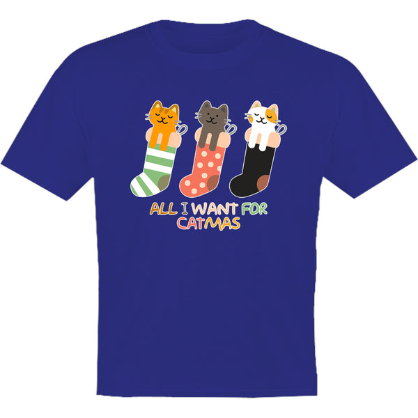 All I Want For Catmas - Youth & Infant Tee