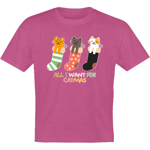 All I Want For Catmas - Youth & Infant Tee