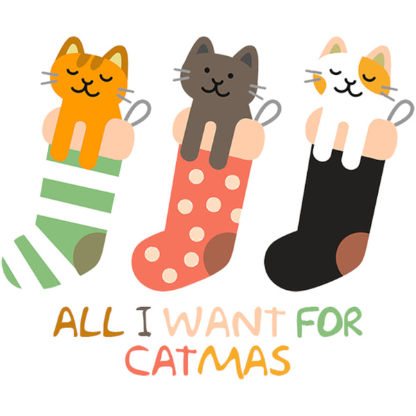 All I Want For Catmas - Ladies Slim Fit Tee