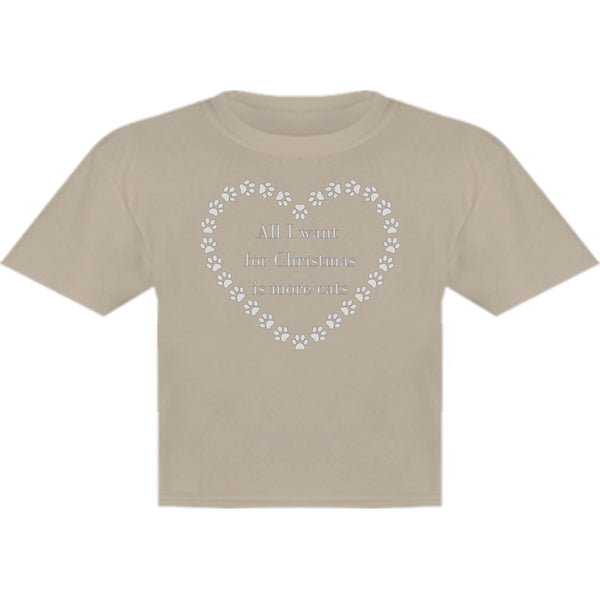 All I Want For Christmas Cats - Youth & Infant Tee