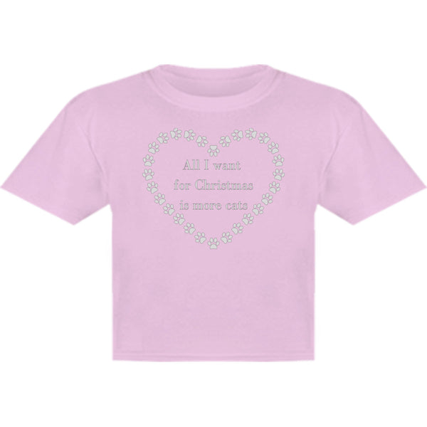All I Want For Christmas Cats - Youth & Infant Tee