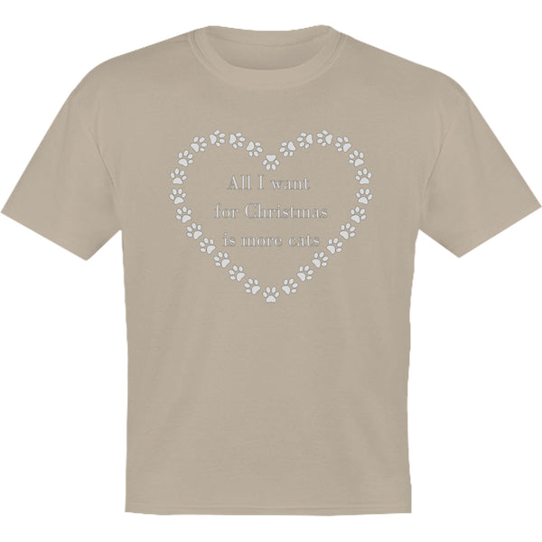 All I Want For Christmas Cats - Youth & Infant Tee