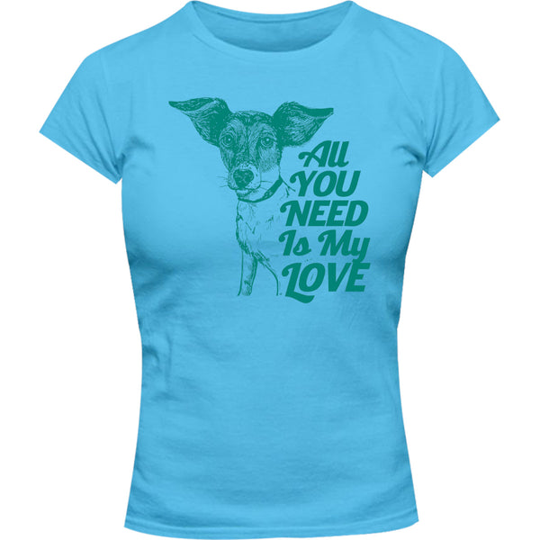 All You Need Is My Love - Ladies Slim Fit Tee