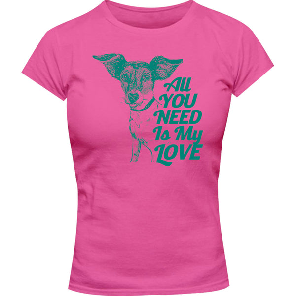 All You Need Is My Love - Ladies Slim Fit Tee