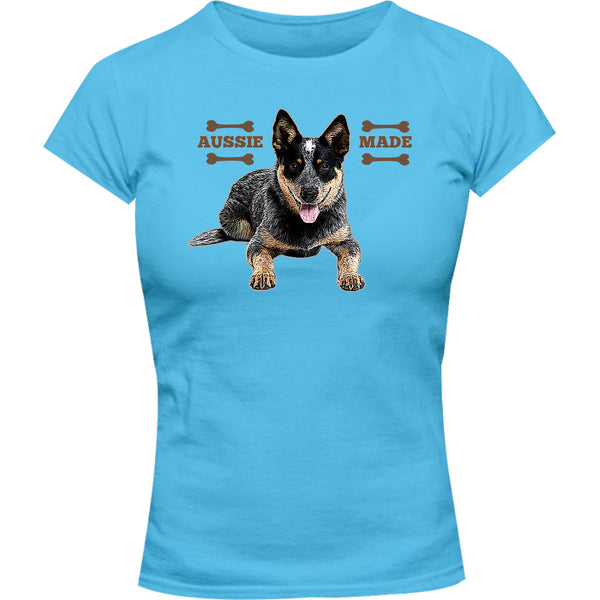Aussie Made - Ladies Slim Fit Tee - Graphic Tees Australia