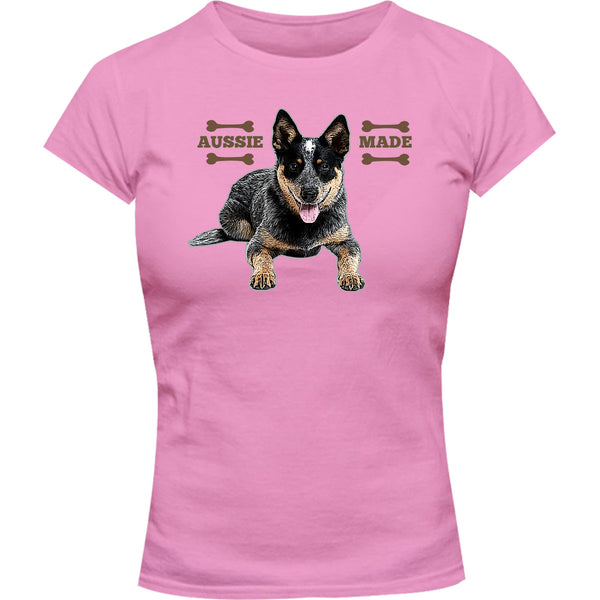 Aussie Made - Ladies Slim Fit Tee - Graphic Tees Australia