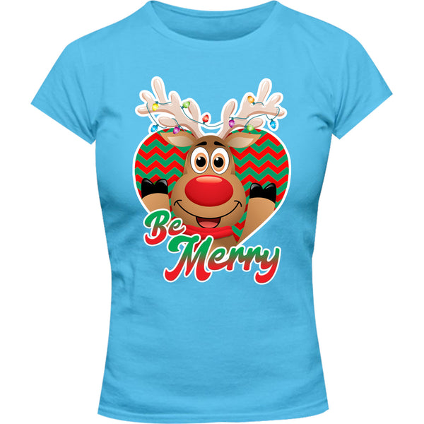 Be Merry - Ladies Slim Fit Tee