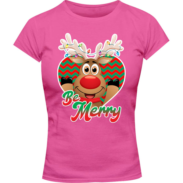Be Merry - Ladies Slim Fit Tee