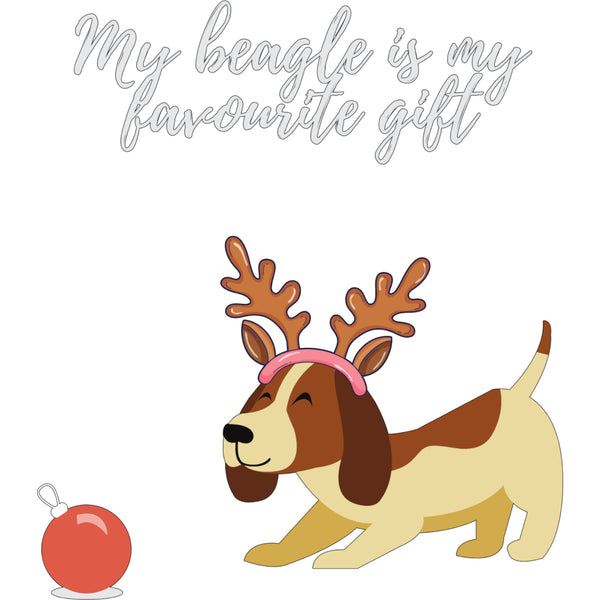 Beagle Favourite Gift - Ladies Relaxed Fit Tee