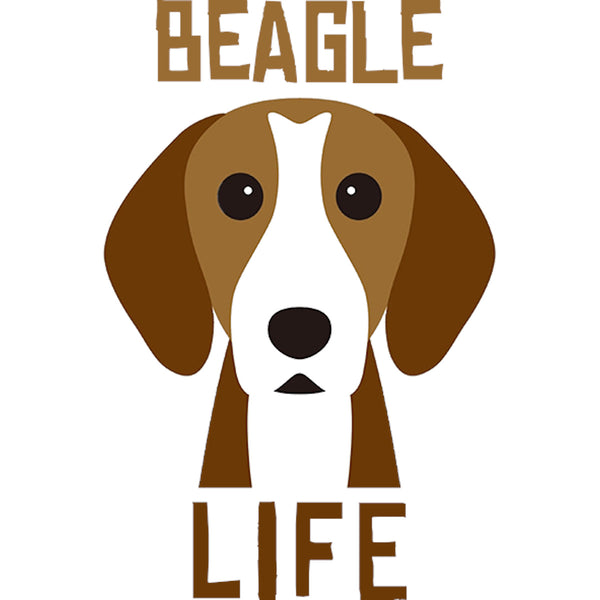 Beagle Life - Ladies Slim Fit Tee - Graphic Tees Australia
