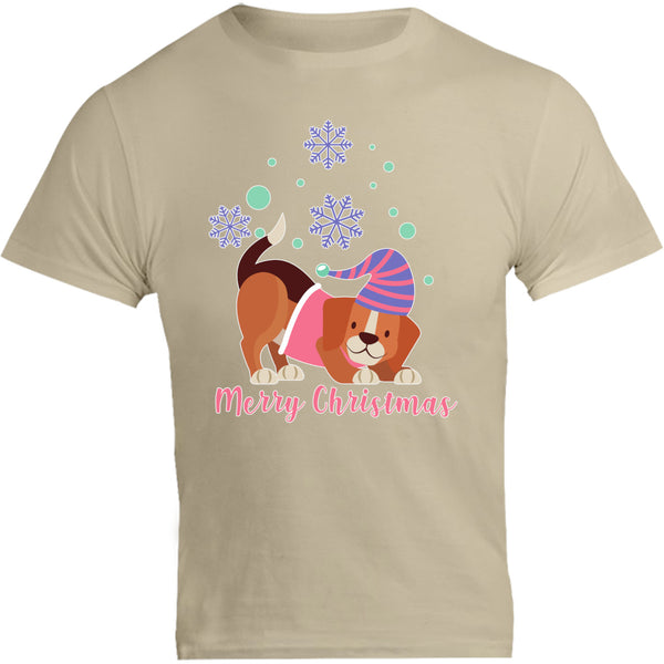 Beagle Merry Christmas - Unisex Tee