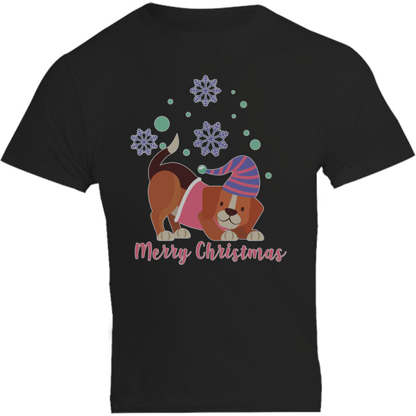 Beagle Merry Christmas - Unisex Tee