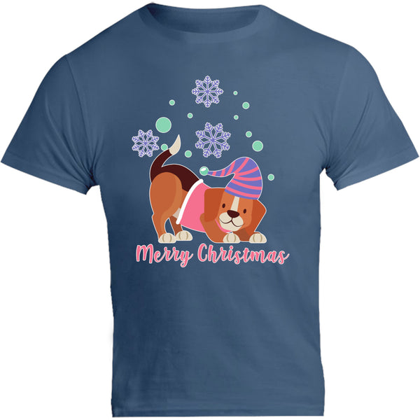 Beagle Merry Christmas - Unisex Tee
