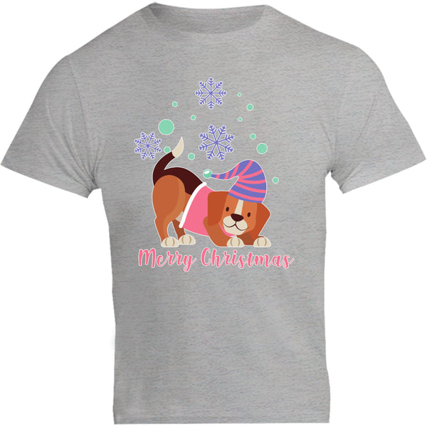 Beagle Merry Christmas - Unisex Tee