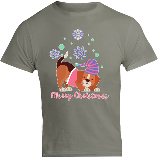 Beagle Merry Christmas - Unisex Tee